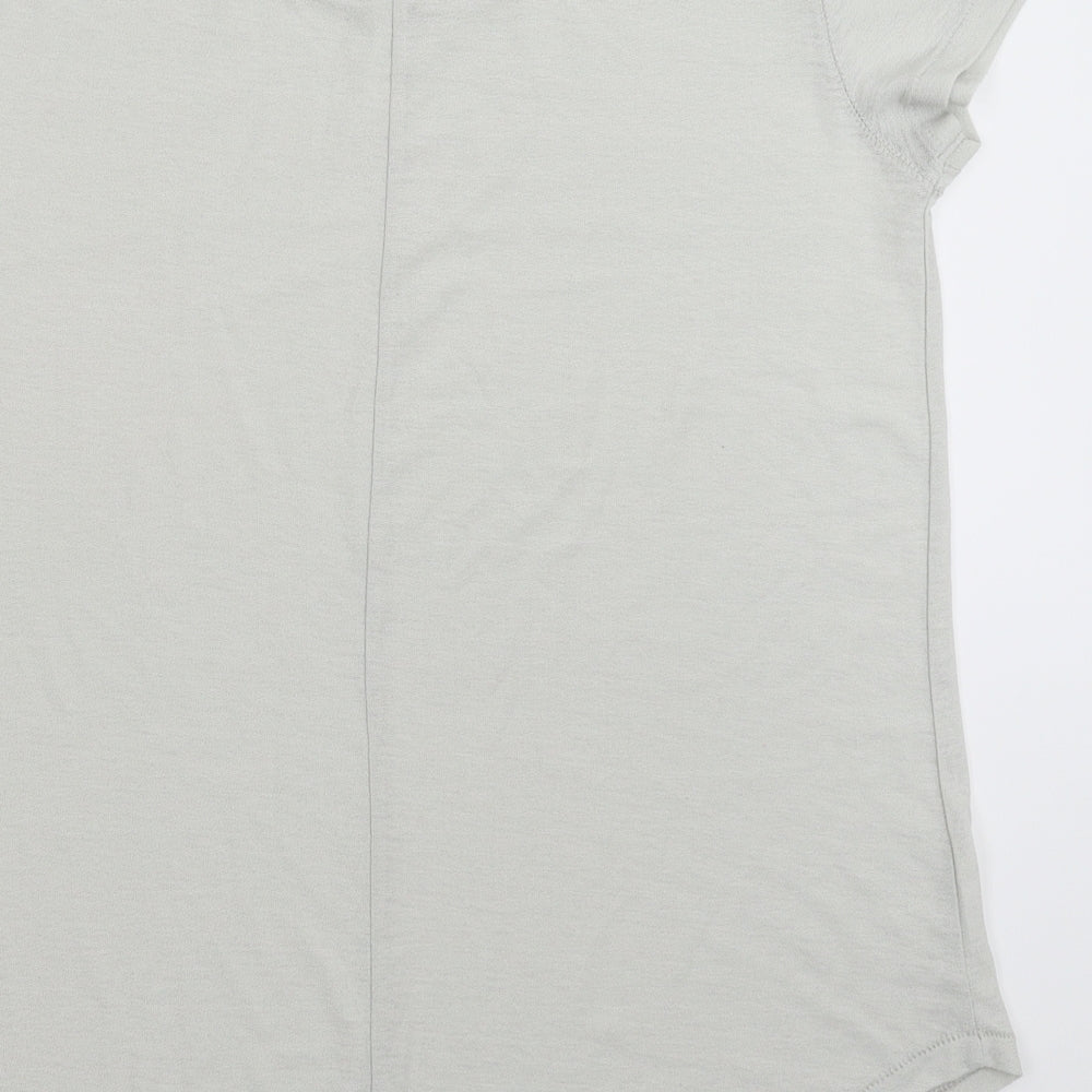 Divided Womens Grey Basic T-Shirt Size S