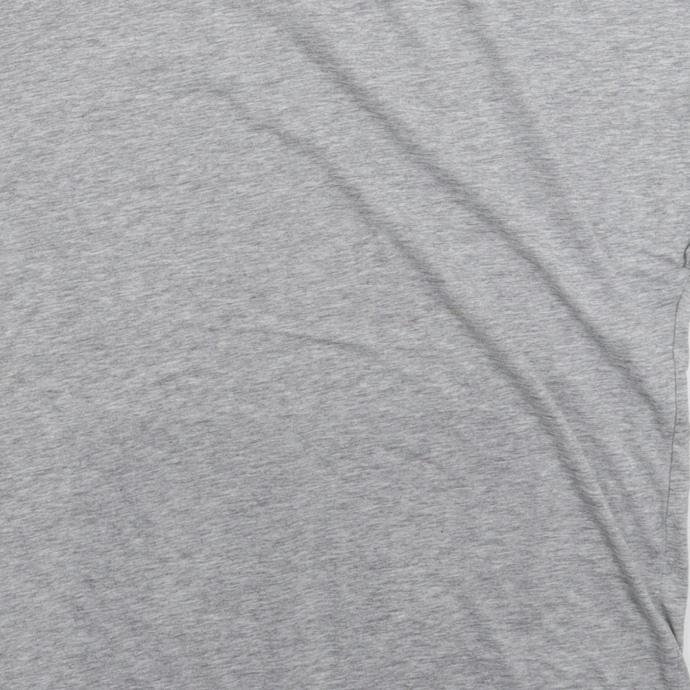 Reebok Womens Grey Basic T-Shirt Size XS