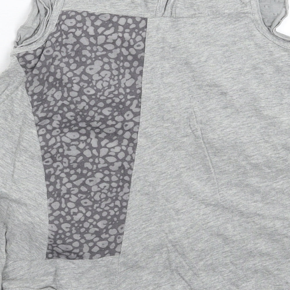 NEXT Girls Grey Animal Print Fit & Flare Size 12-18 Months