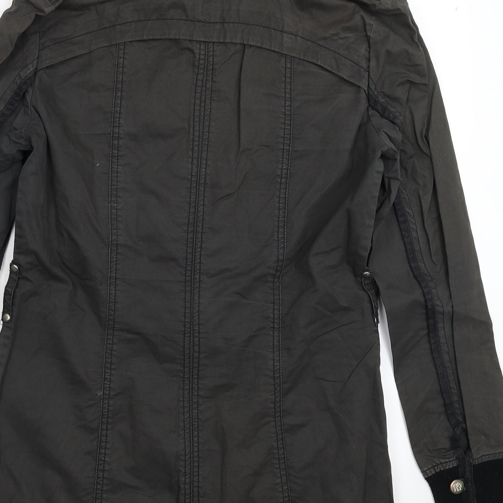 Stand Womens Grey Jacket Size 10
