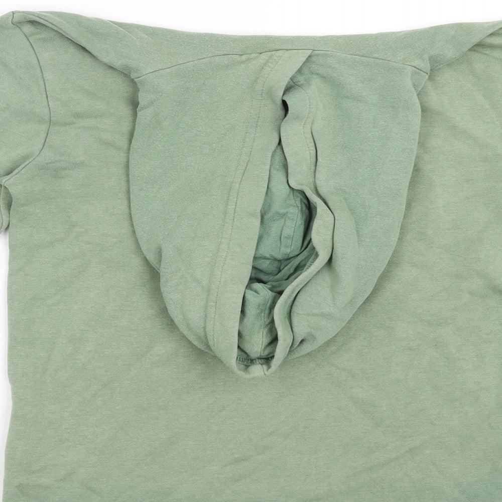 H&M Boys Green Pullover Hoodie Size 9-10 Years