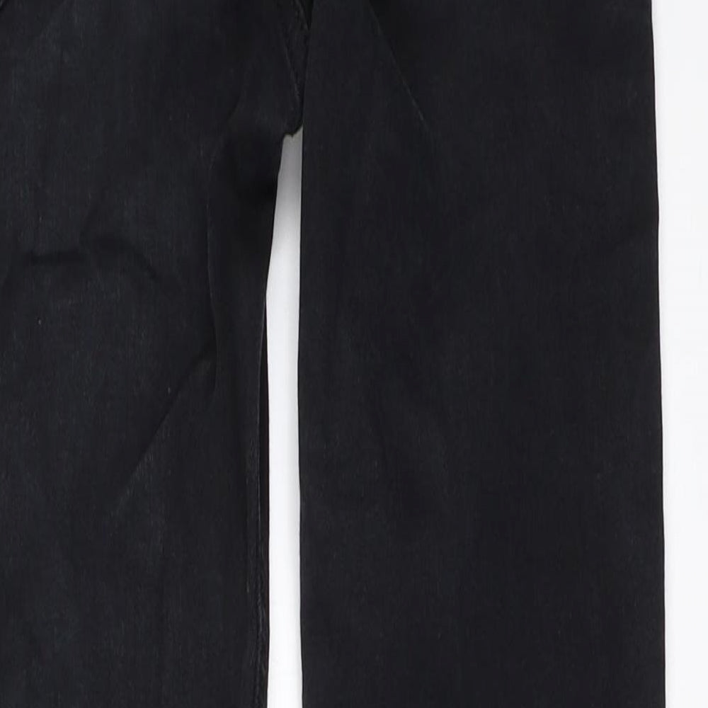 Topshop Womens Black Denim Skinny Jeans Size 28 in L32 in