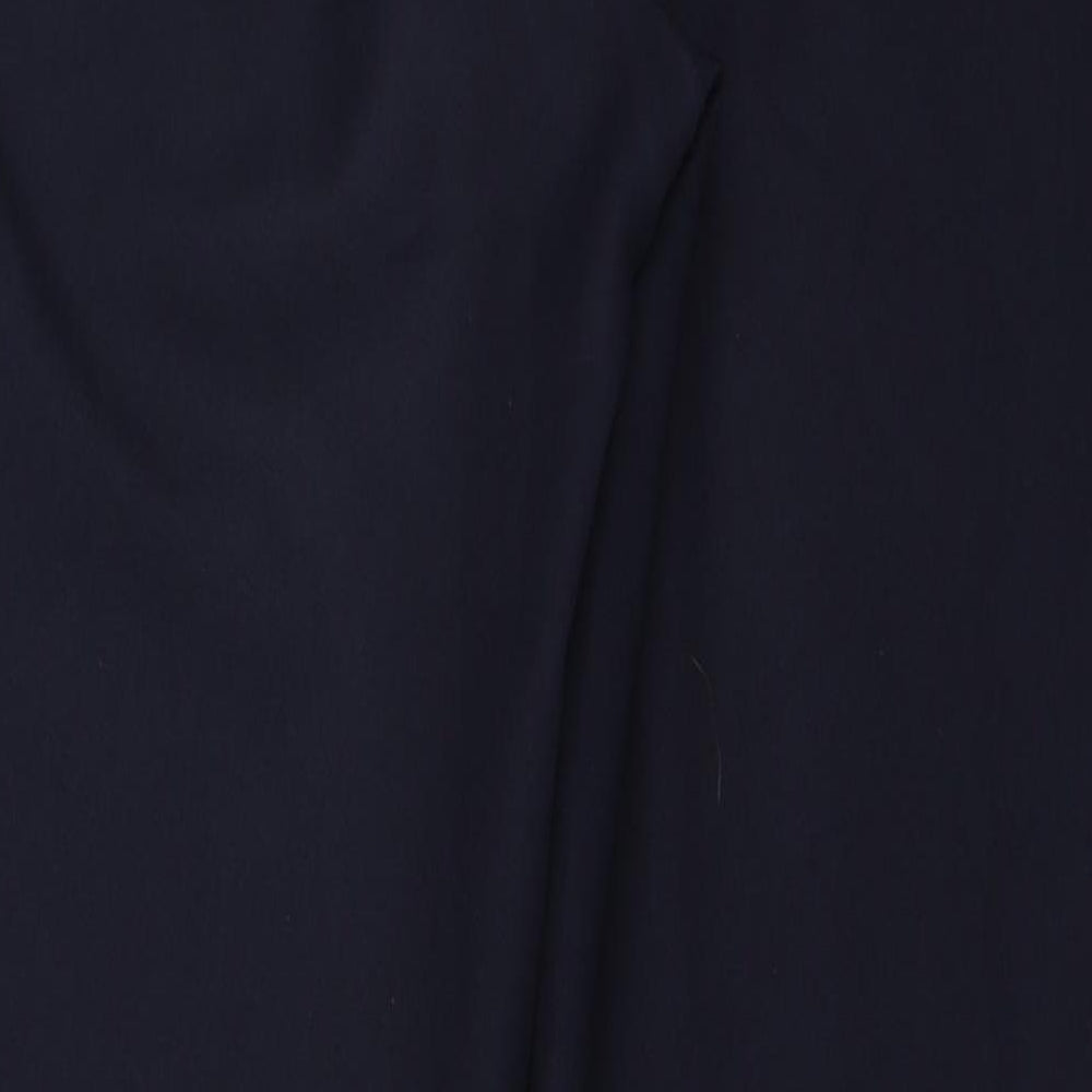 Marks and Spencer Womens Blue Trousers Size 10 L28 in