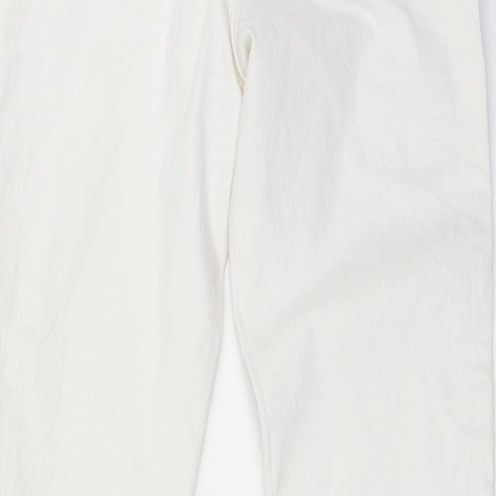 H&M Womens White Skinny Jeans Size 29 in L28.5 in