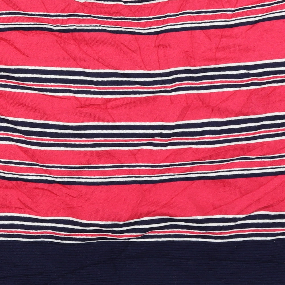 NEXT Womens Pink Striped Pullover Jumper Size 10