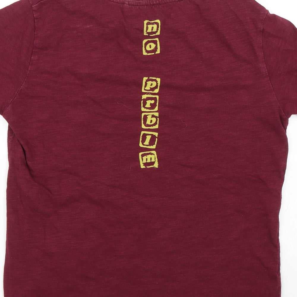 NEXT Boys Red Basic T-Shirt Size 11 Years