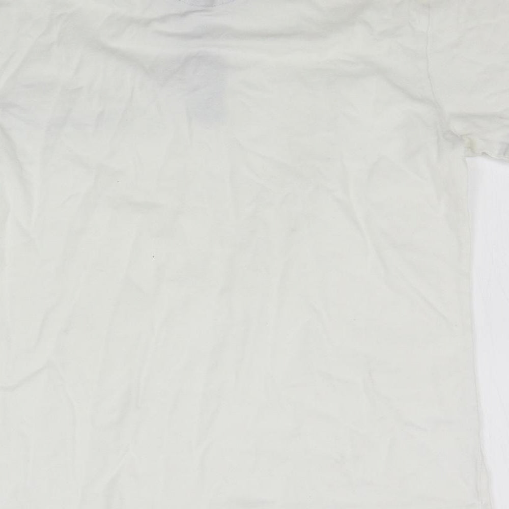 Cedarwood State Womens White Basic Polo Size S - washable mark