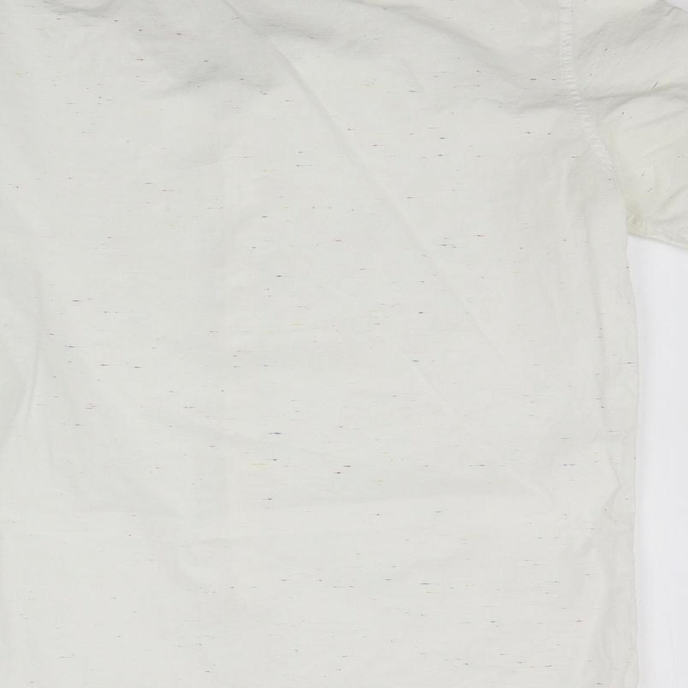 H&M Mens White Button-Up Size S - washable mark