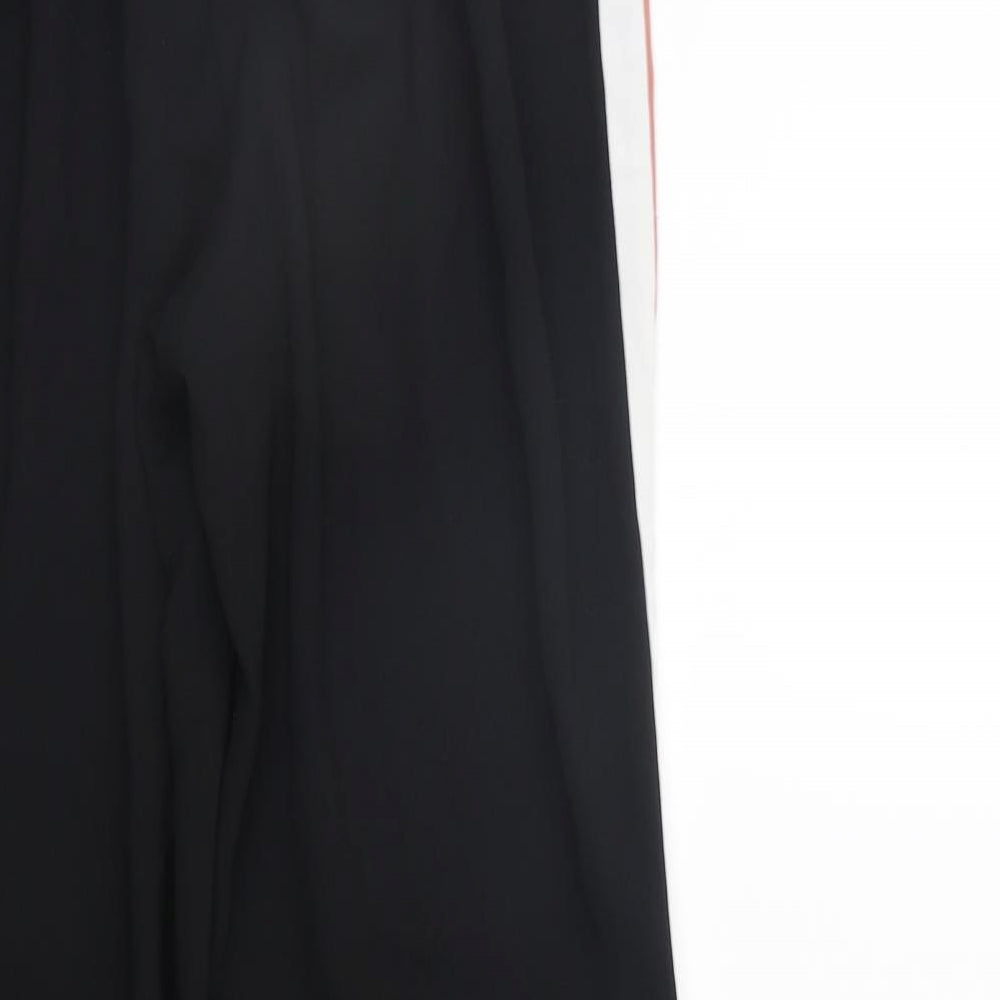 New Look Womens Black Trousers Size 8 L27 in - Elastic Waist Band