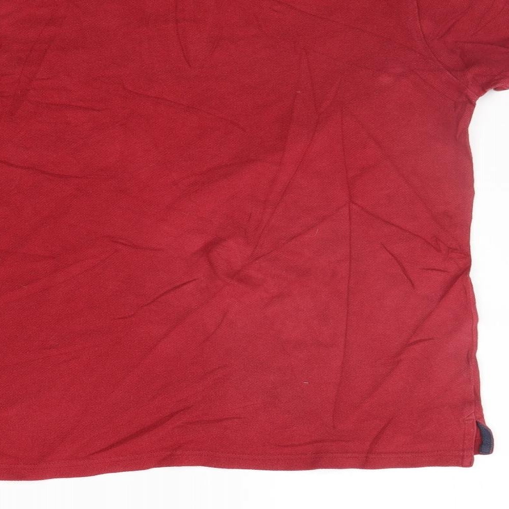 NEXT Girls Red Basic Polo Size 11 Years