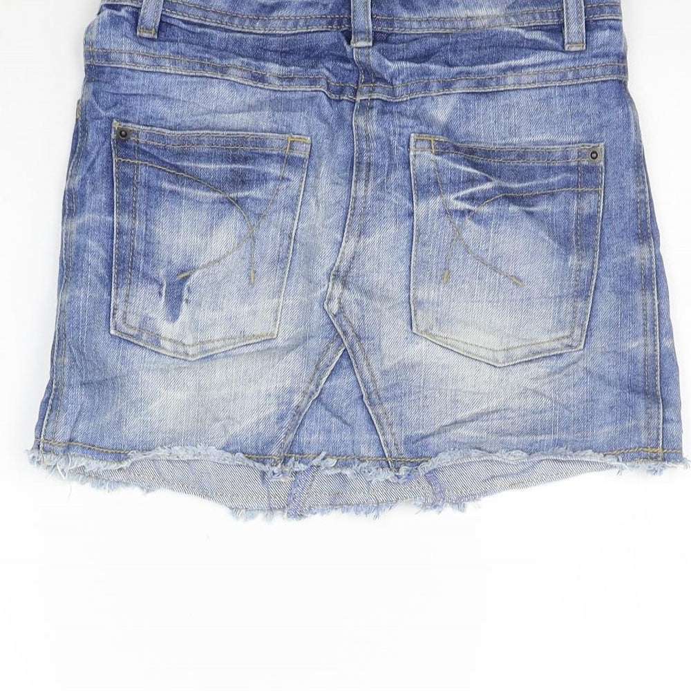 NEXT Girls Blue A-Line Skirt Size 10 Years