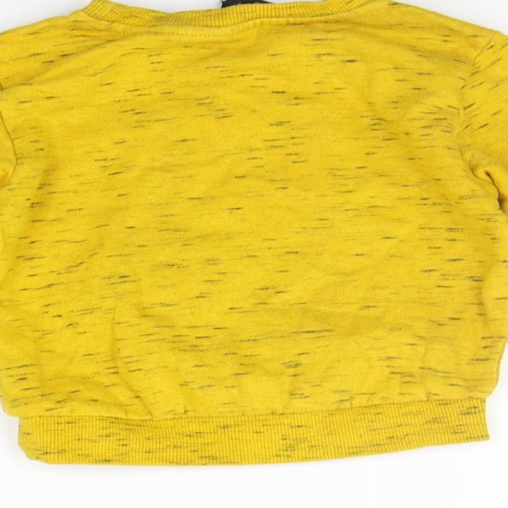 George Girls Yellow Pullover Jumper Size 2 Years - BEAR