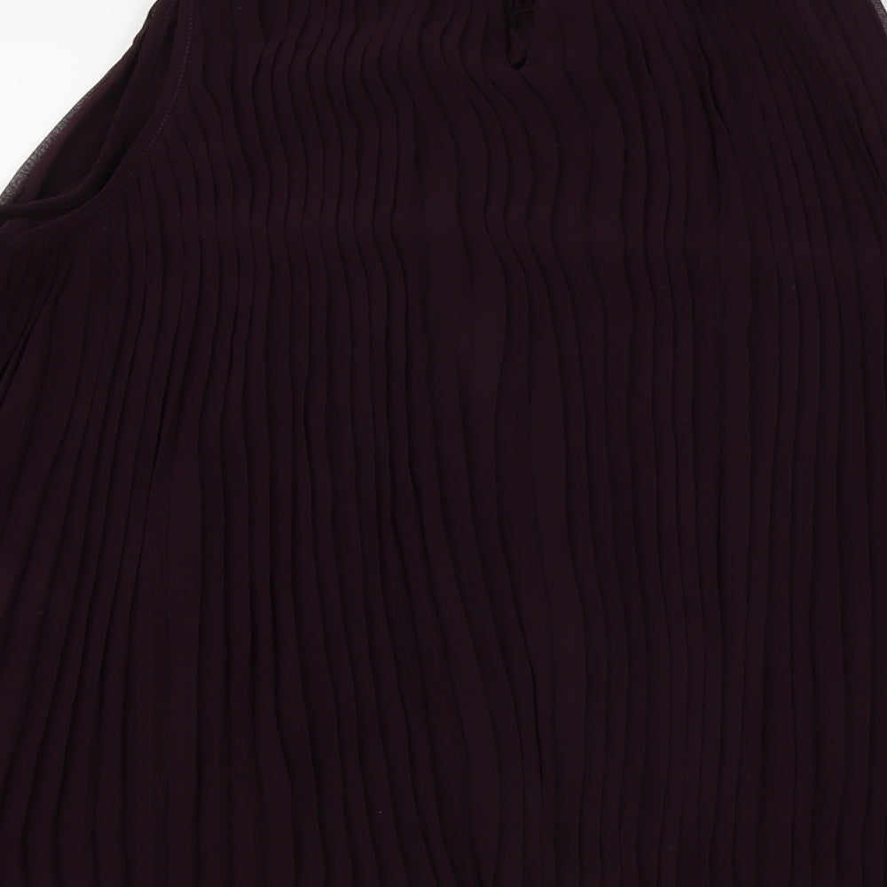 New Look Womens Purple Basic Blouse Size 12