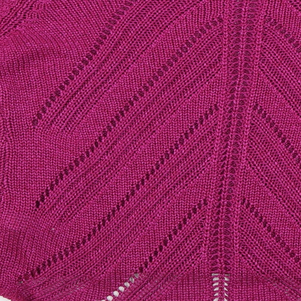 Marks & Spencer Womens Purple Pullover Jumper Size 16