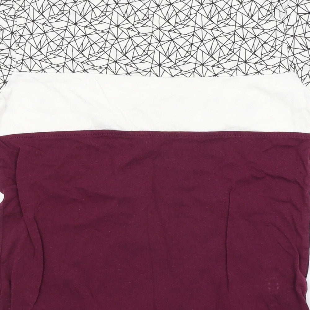 George Boys Red Basic T-Shirt Size 6-7 Years