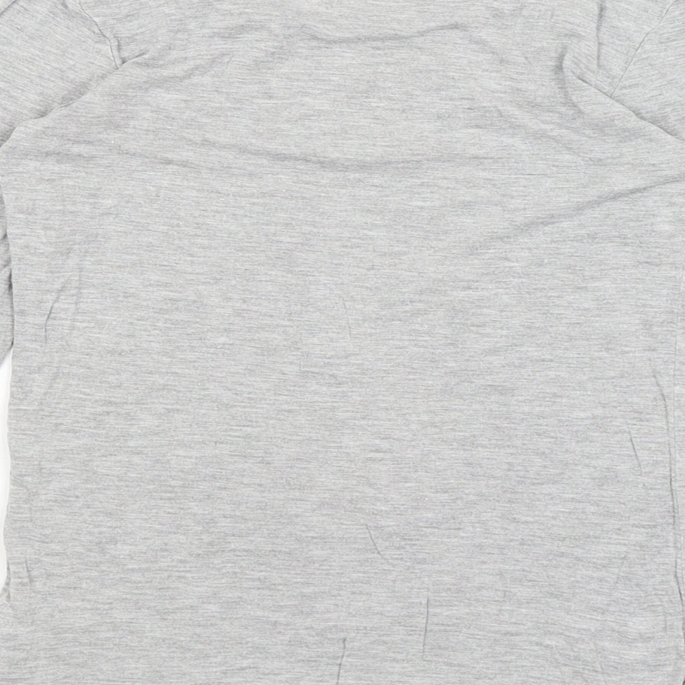 NEXT Girls Grey Basic T-Shirt Size 10 Years