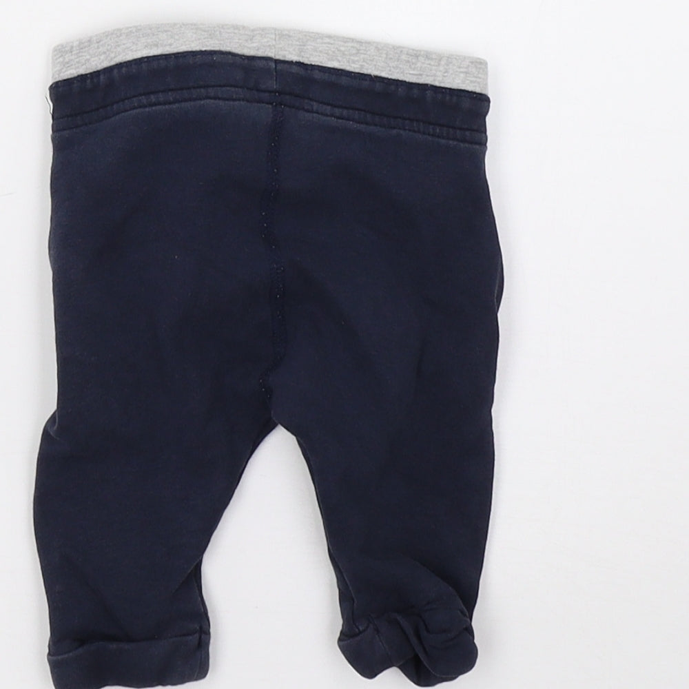 Marks and Spencer Boys Blue Sweatpants Trousers Size 0-3 Months