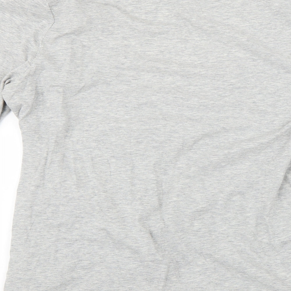 EAC Womens Grey Basic Blouse Size XL