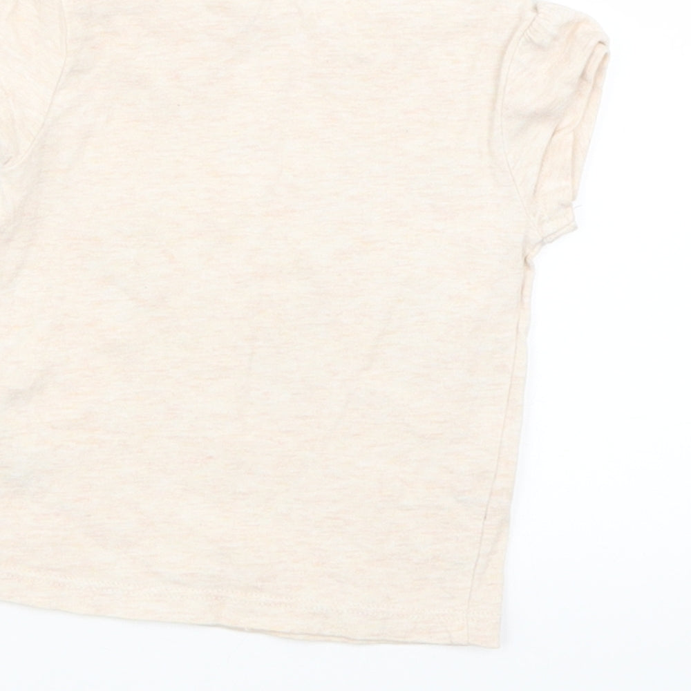F&F Baby Beige Basic Blouse Size 0-3 Months
