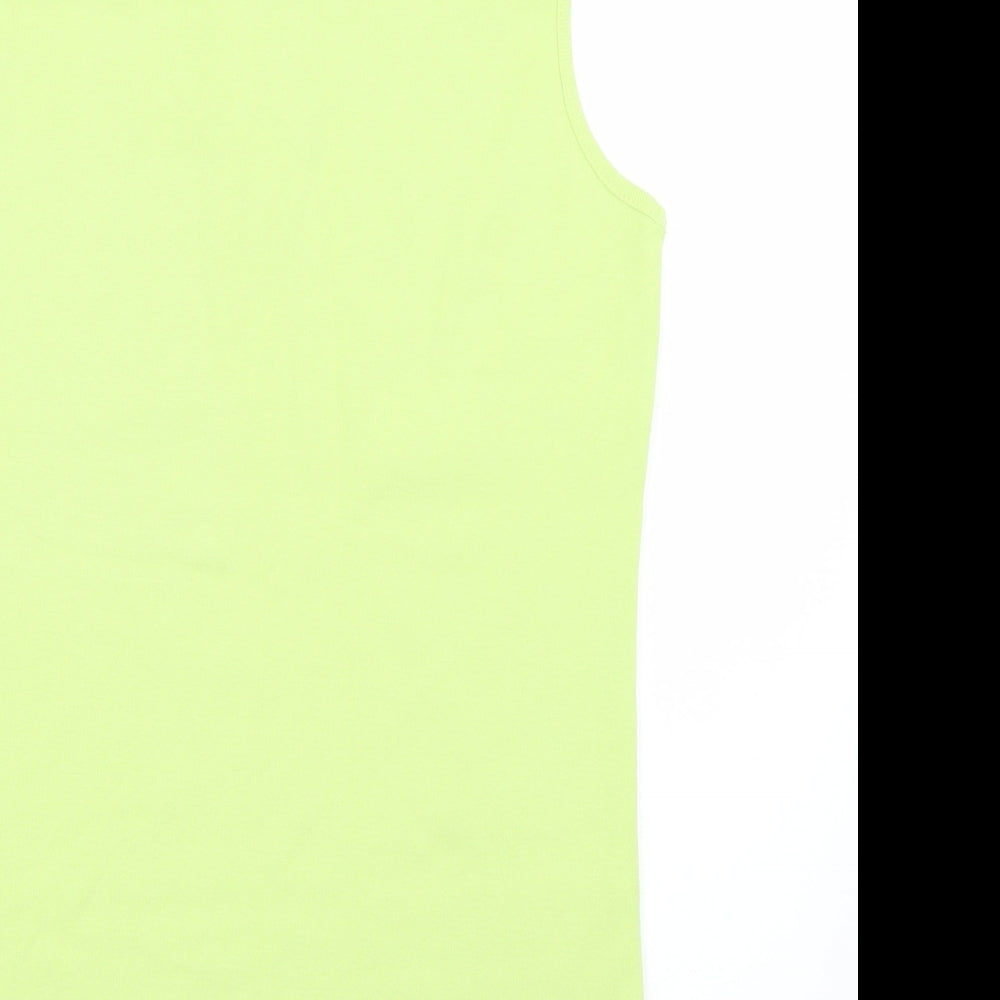 Bonmarché Womens Green Basic Tank Size S