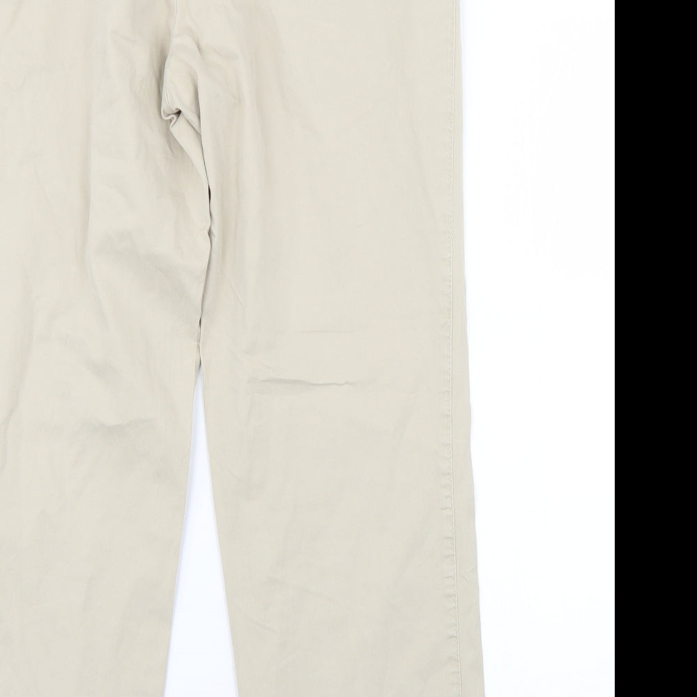 RAX Mens Beige Chino Trousers Size 38 L25 in