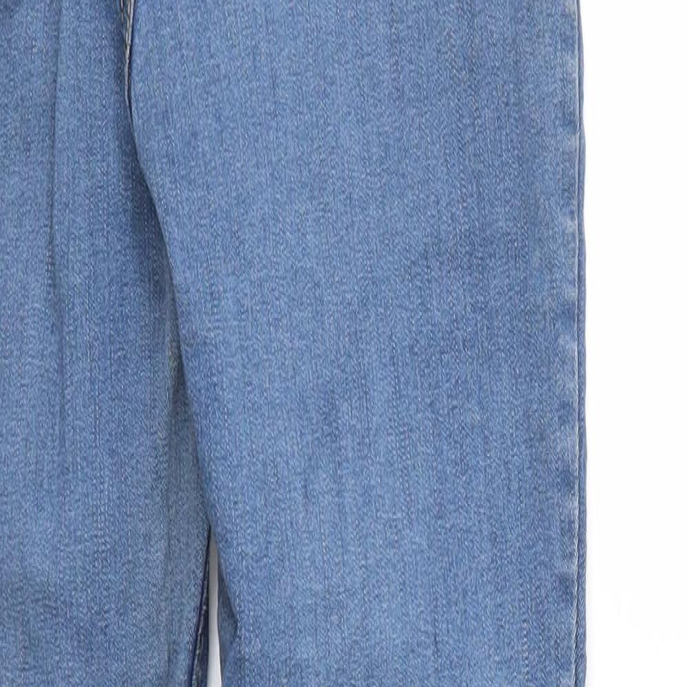 H&M Womens Blue Denim Skinny Jeans Size 12 L26 in