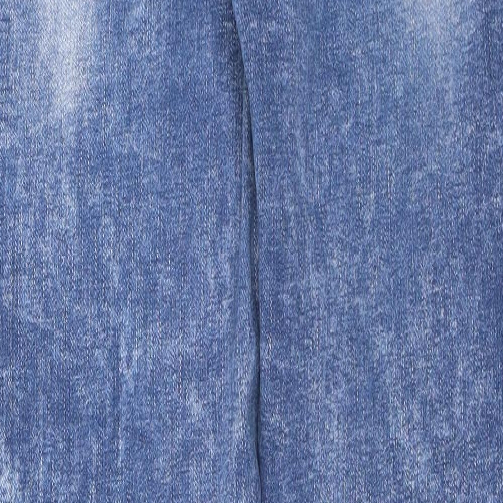 Preworn Womens Blue Denim Skinny Jeans Size 28 in L28 in