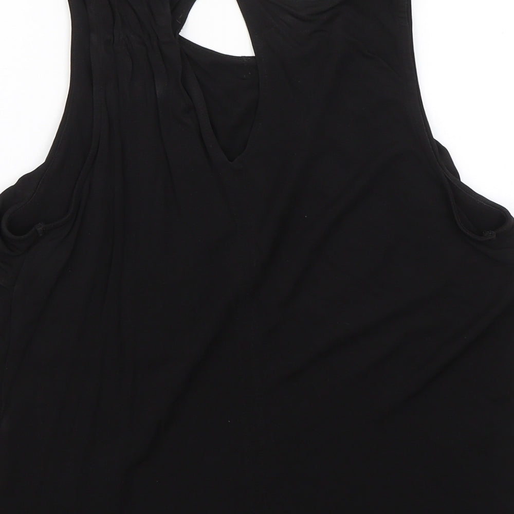 H&M Womens Black Basic Blouse Size XS
