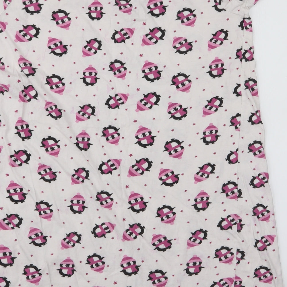 Nightwear Essentials Womens Pink Animal Print Top Pyjama Top Size 10