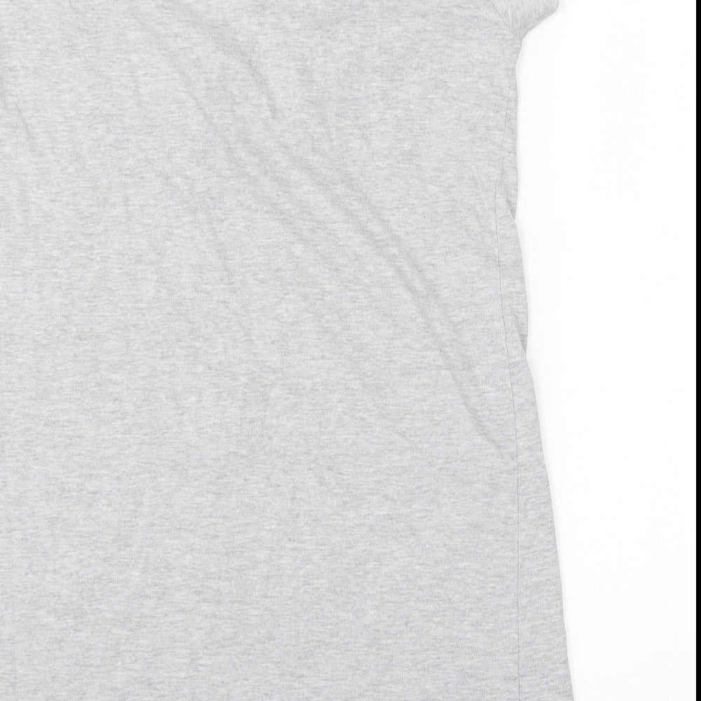 Secret Possessions Womens Grey Top Pyjama Top Size M - Penguin