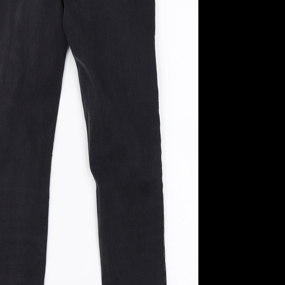 Very Womens Black Denim Straight Jeans Size 28 in L25 in