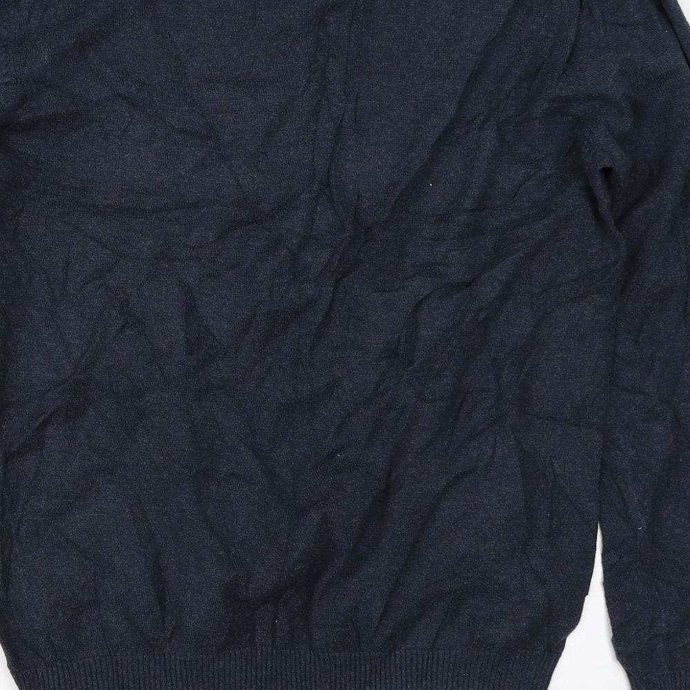 Cedarwood State Mens Blue Pullover Jumper Size M