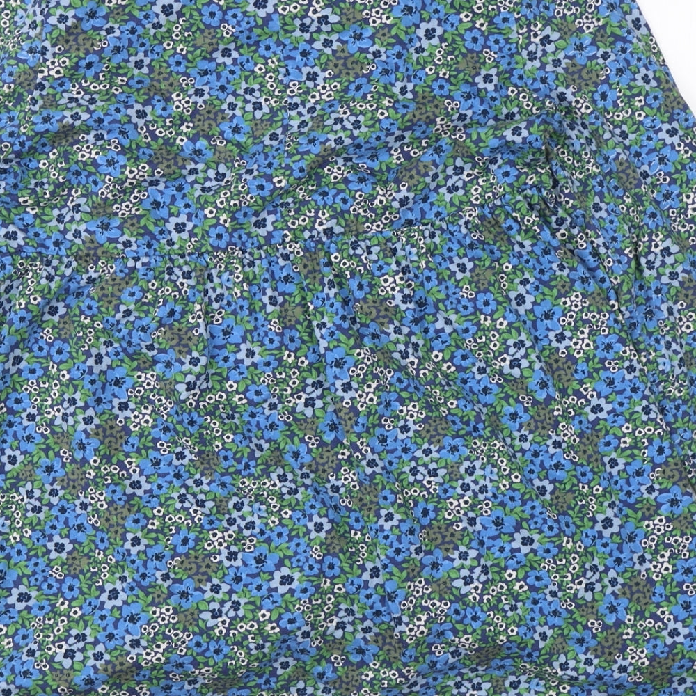 ASOS Womens Blue Floral Shift Size 12