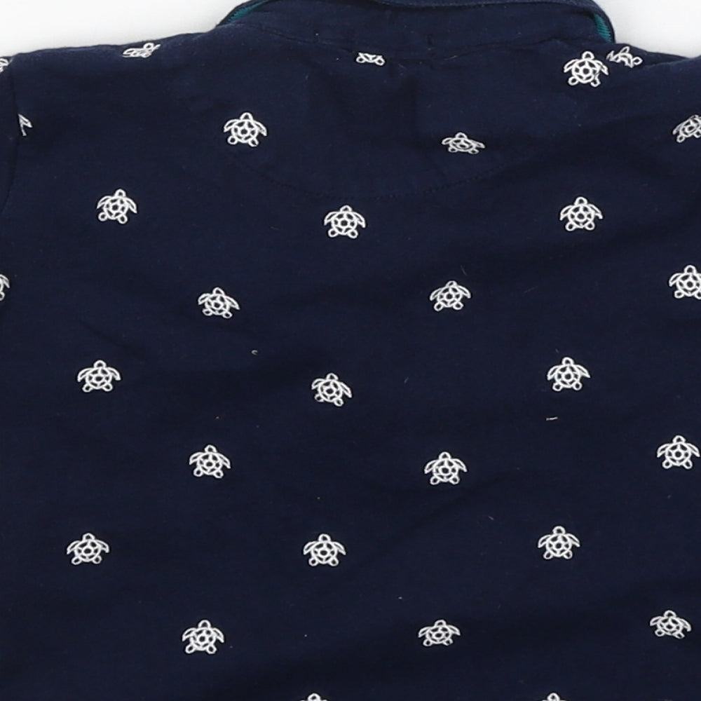 LOLA MAVERICK Boys Blue Basic T-Shirt Size 12-18 Months
