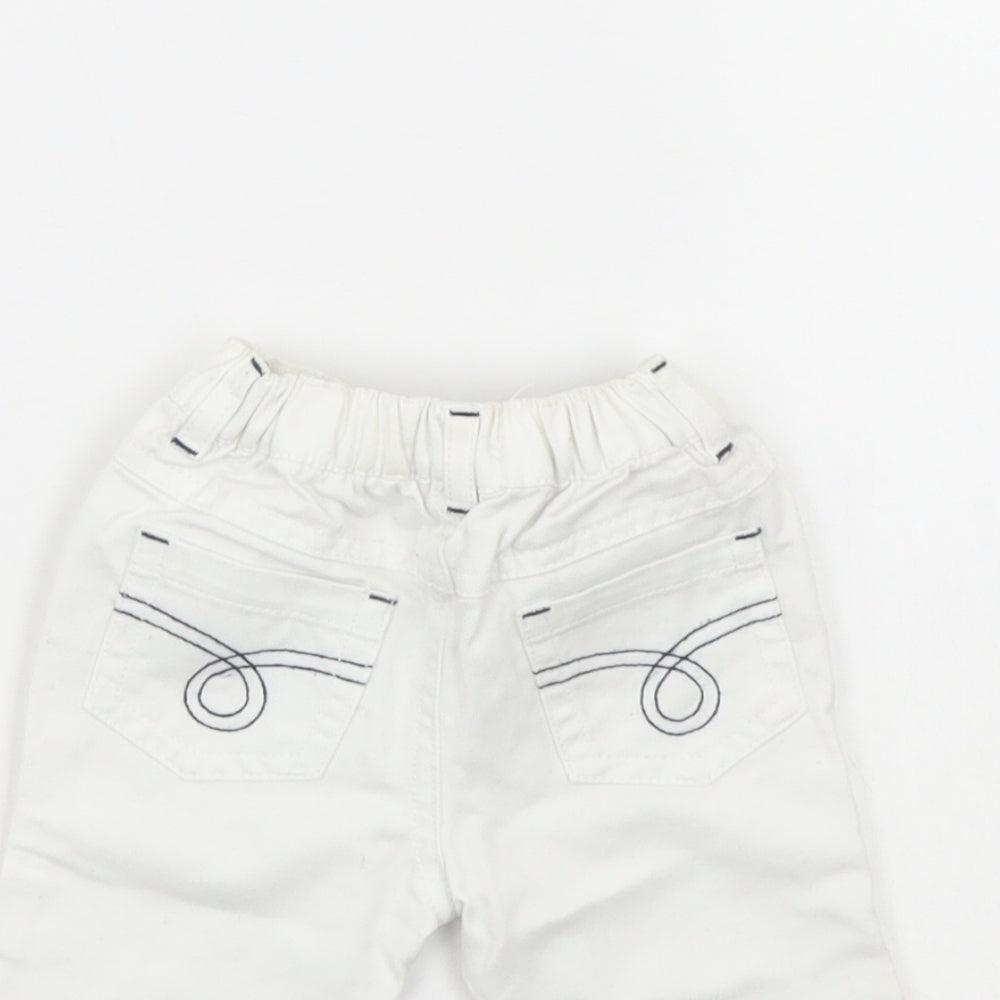 Early days Baby White Denim Cropped Trousers Size 0-3 Months