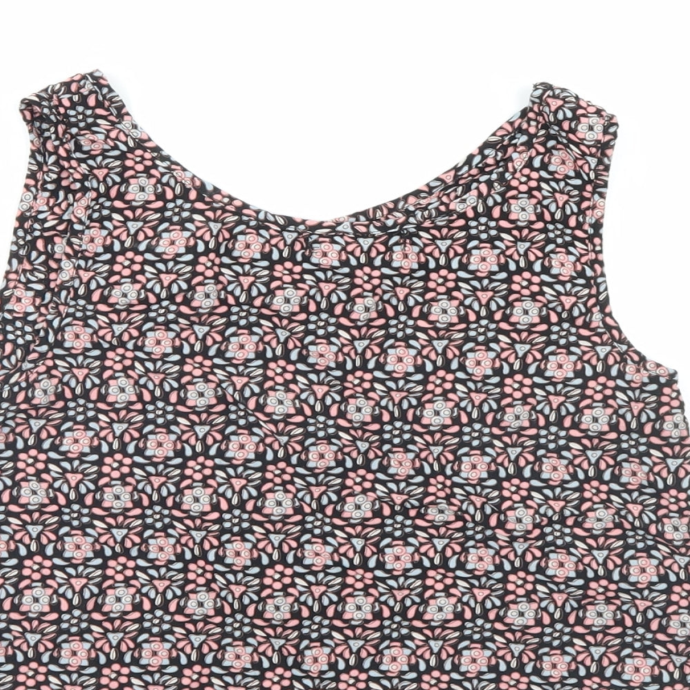 Select Womens Multicoloured Cropped Blouse Size 10