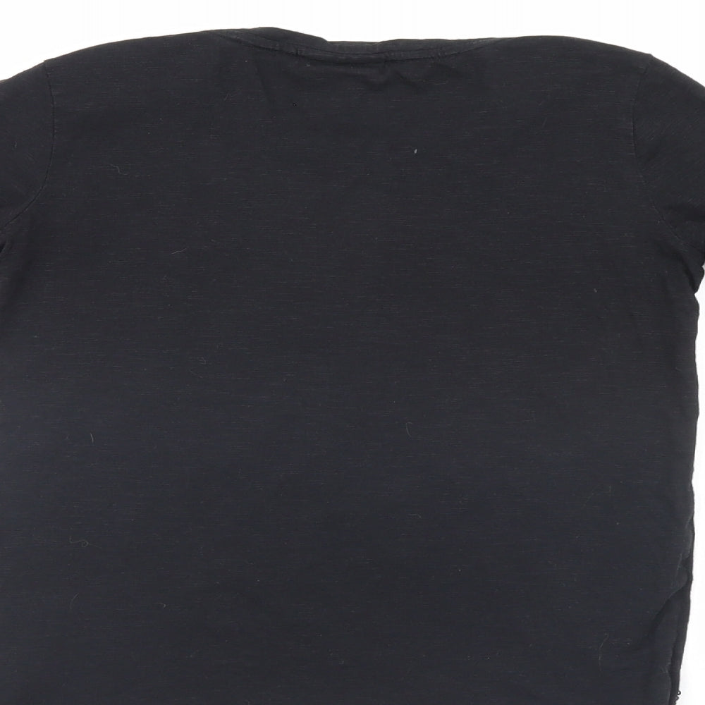 NEXT Girls Black Pullover Jumper Size 10 Years - love hearts