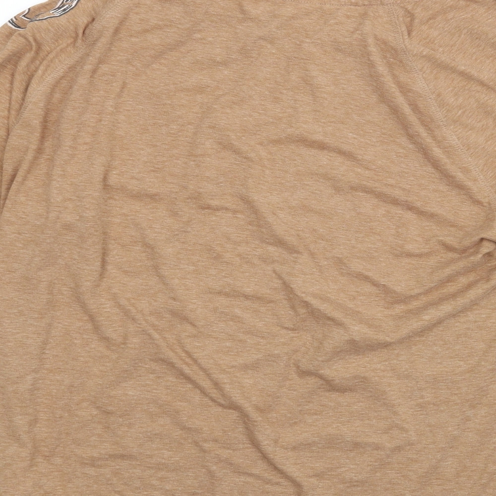 Day Dreams Womens Brown Basic Blouse Size 12