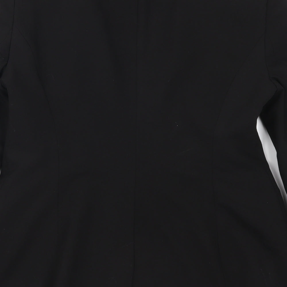 Denim Co Womens Black Jacket Suit Jacket Size 10