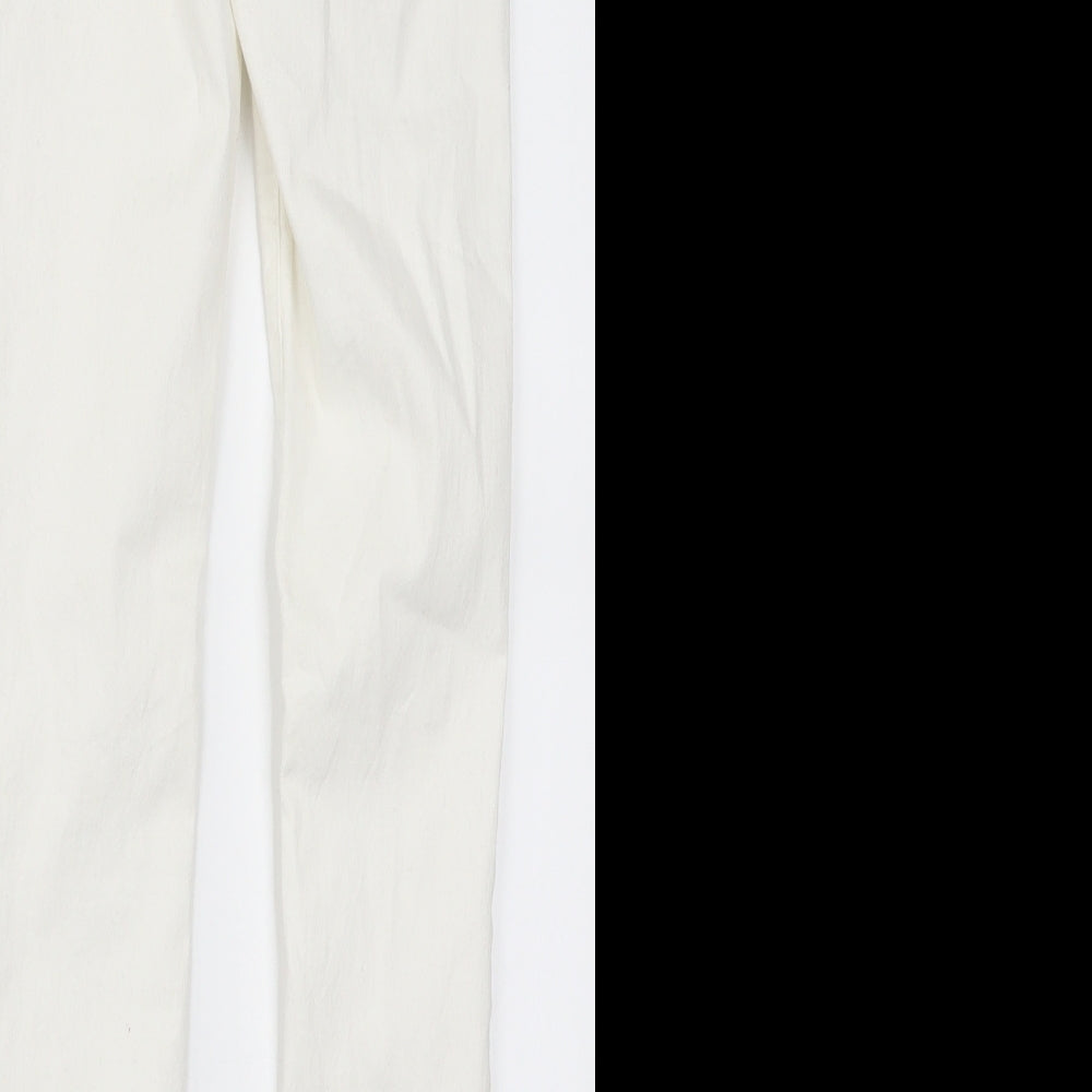 Denim Co Womens White Denim Skinny Jeans Size 8 L28 in