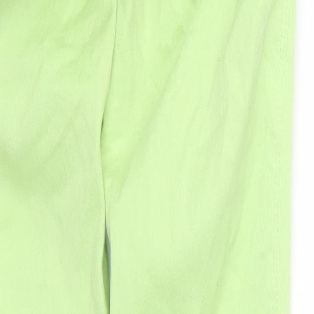 Stage Jeans Womens Green Denim Straight Jeans Size 25 in L30 in