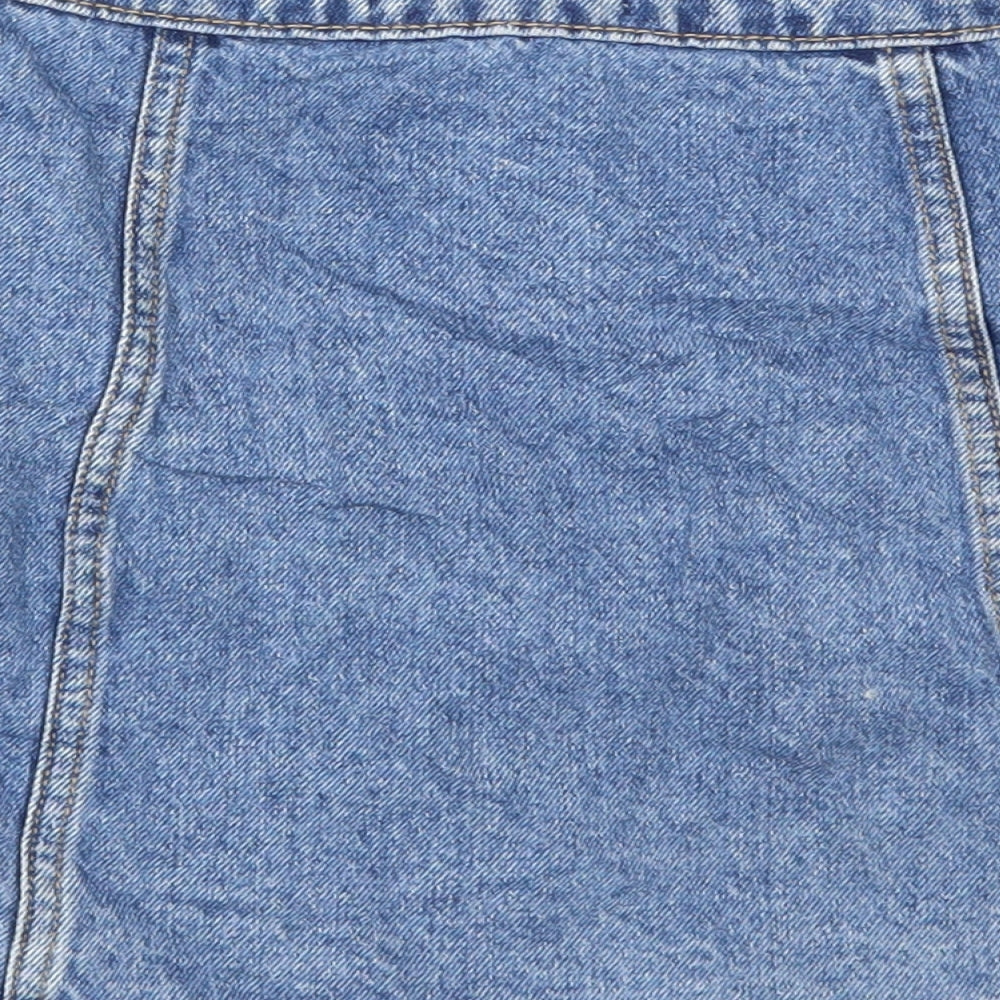 Denim Co Womens Blue Denim A-Line Skirt Size 8