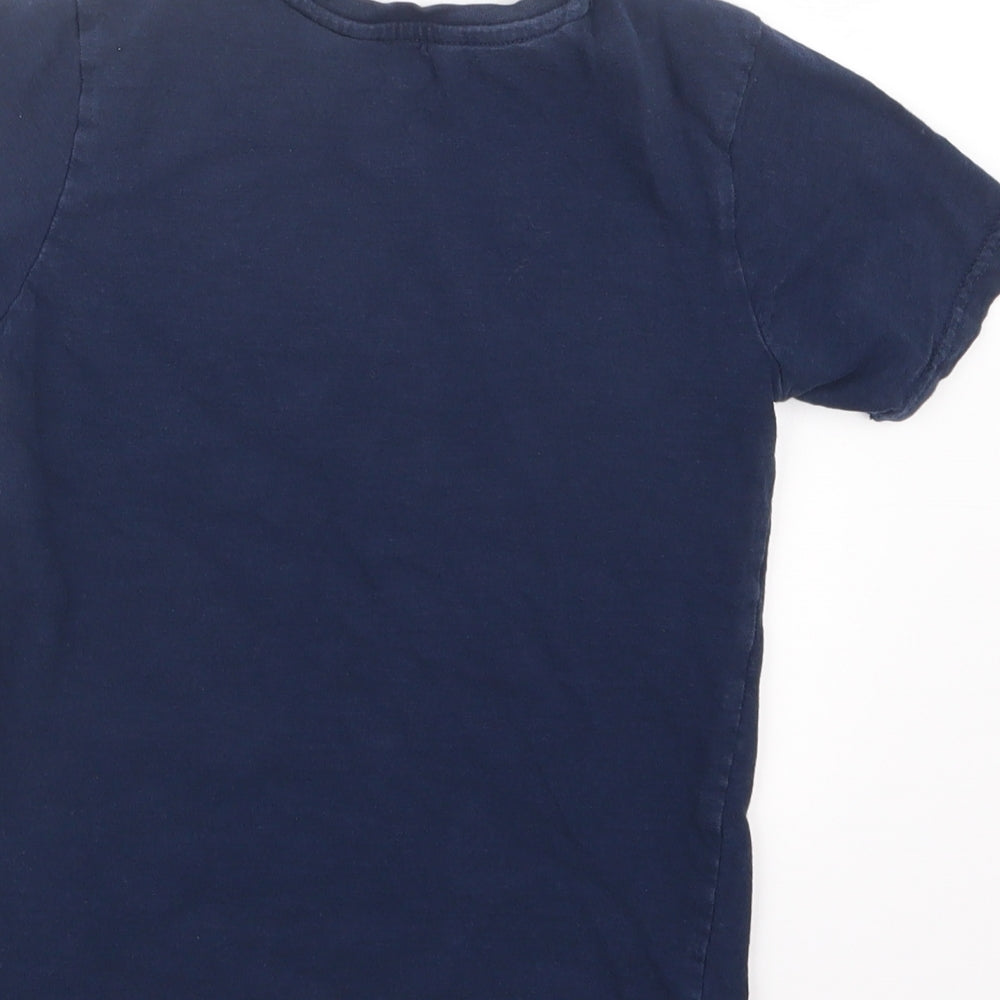 George Boys Blue Basic T-Shirt Size 5-6 Years