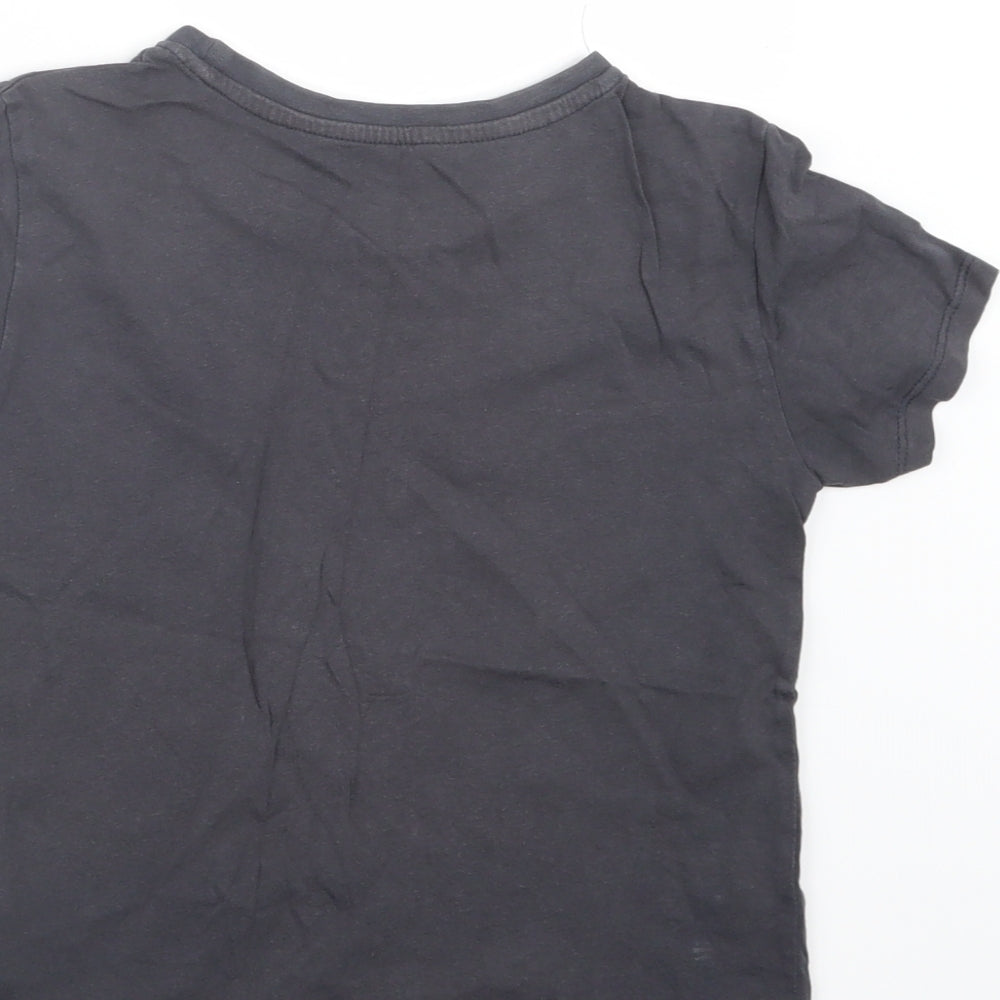 Primark Boys Grey Basic T-Shirt Size 5-6 Years