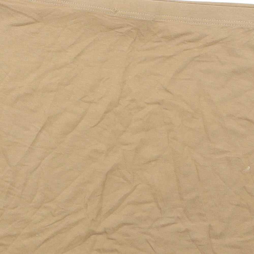 PRETTYLITTLETHING Womens Beige Straight & Pencil Skirt Size 10