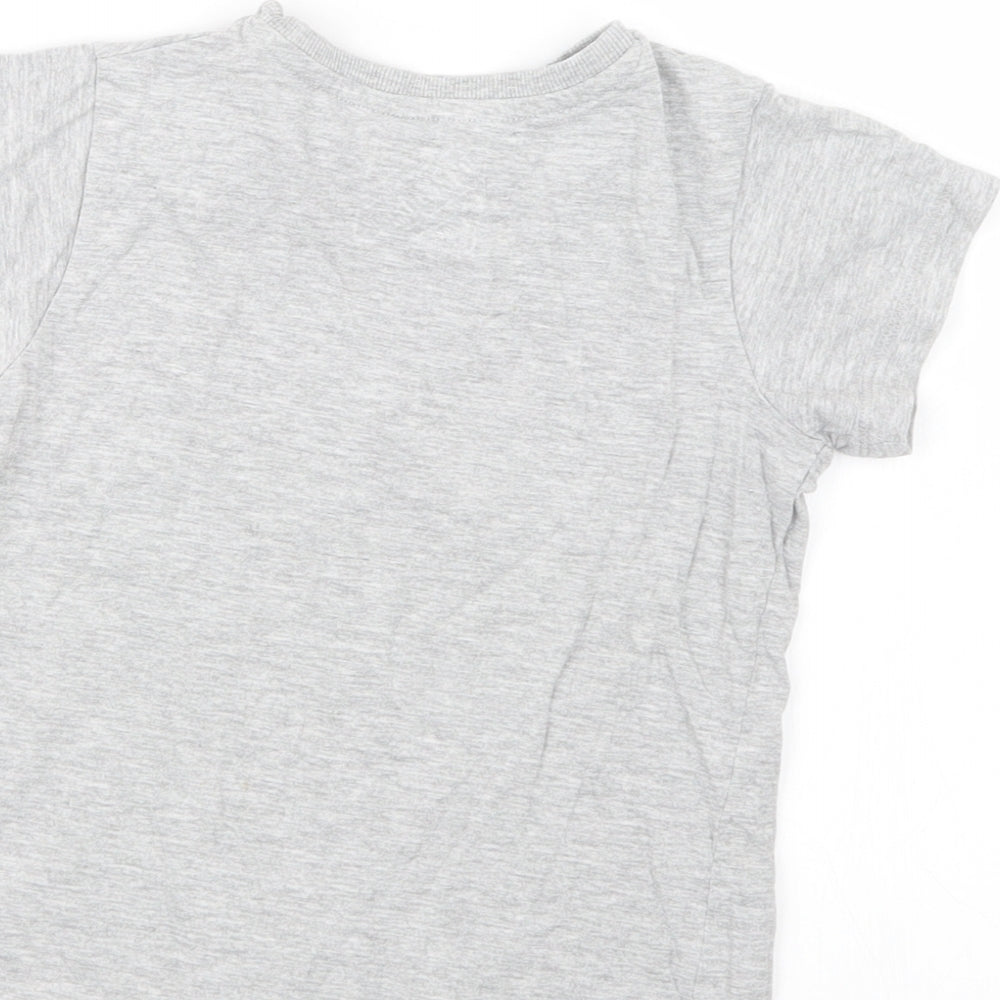 Matalan Boys Grey Basic T-Shirt Size 6 Years
