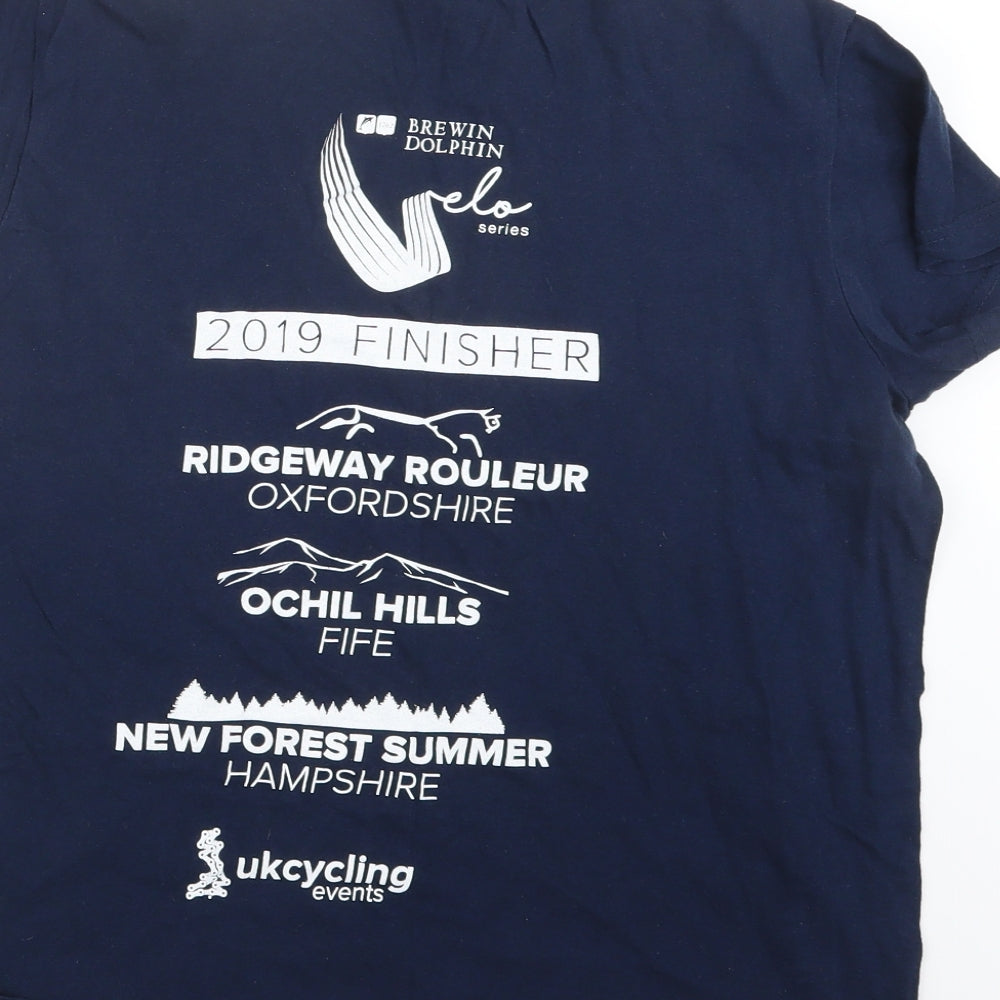 Roly Womens Blue Basic T-Shirt Size M