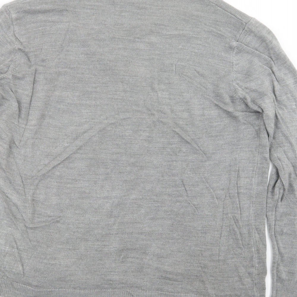 Primark Womens Grey Knit Pullover Jumper Size 14