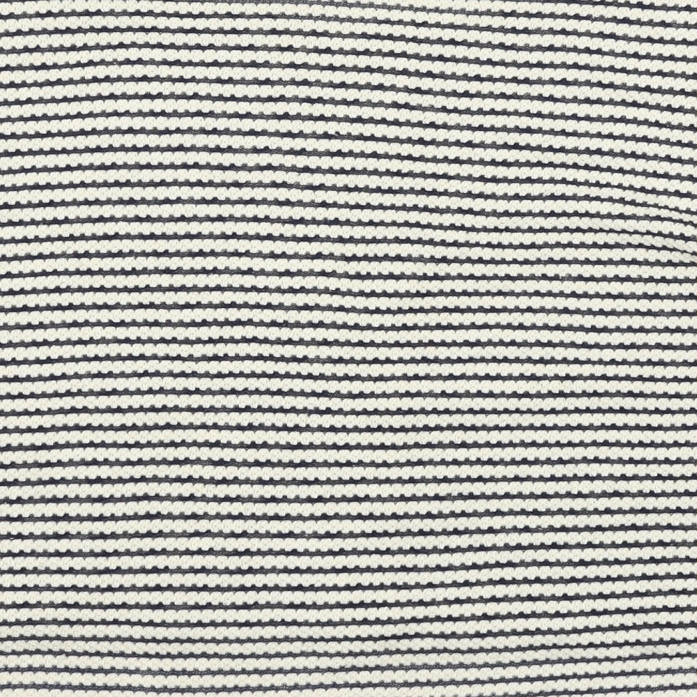 River Island Womens Blue Striped Knit Pullover Jumper Size 14