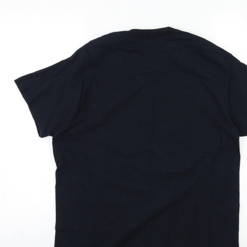 Topshop Womens Black Basic T-Shirt Size S